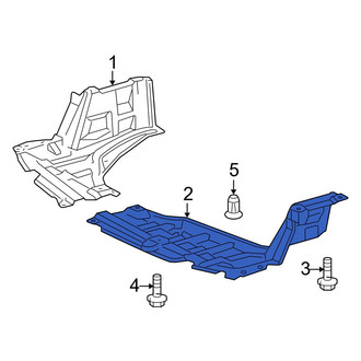 Toyota OE - Front Left Radiator Support Splash Shield