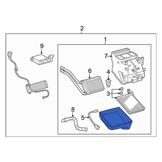Toyota OE - HVAC Unit Case Assembly