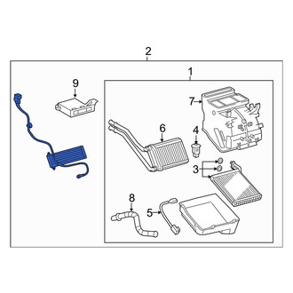 Toyota OE - HVAC Unit Case Assembly