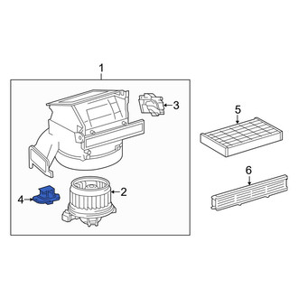 Toyota OE - HVAC Blower Motor Resistor