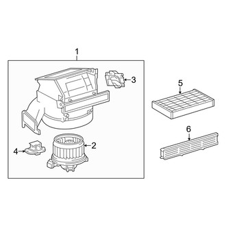 Toyota OE - Air Conditioner & Heater - Blower Motor & Fan