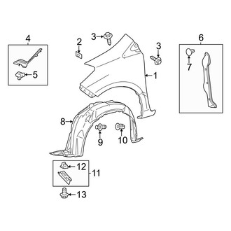 Toyota OE - Fender & Components