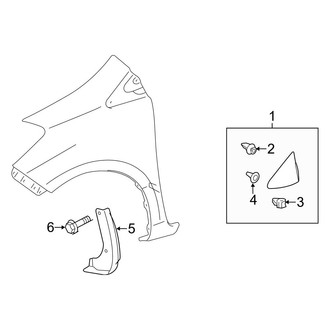 Toyota OE - Fender - Exterior Trim