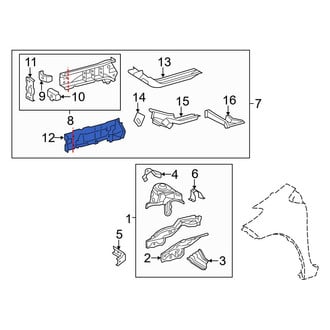 Toyota OE - Frame Side Member