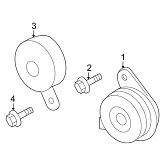Toyota OE - Electrical - Horn (Sedan)