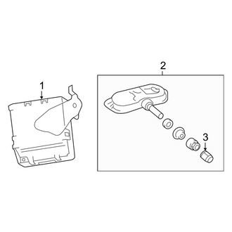 Toyota OE - Electrical - Tire Pressure Monitor Components (Base / L / LE / SE)