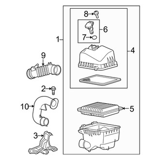 Toyota OE - Engine / Transaxle - Air Intake