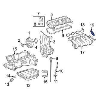 Toyota OE - Fuel Injection Throttle Body Mounting Gasket