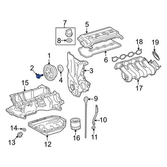 Toyota OE - Engine Crankshaft Pulley Bolt