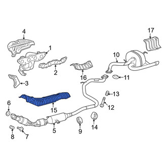 Toyota OE - Front Floor Pan Heat Shield