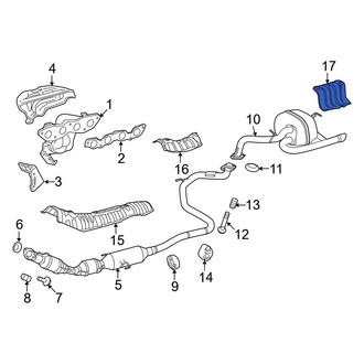 Toyota OE - Rear Floor Pan Heat Shield