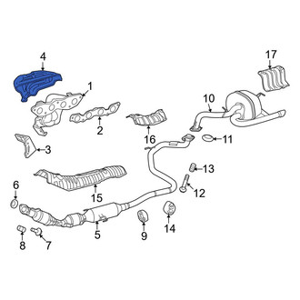 Toyota OE - Exhaust Manifold Heat Shield