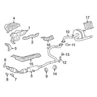 Toyota OE - Exhaust System - Exhaust Components