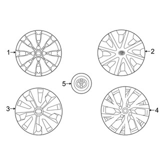 Toyota OE - Wheels - Covers & Trim