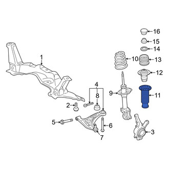 Toyota OE - Front Suspension Strut Bellows