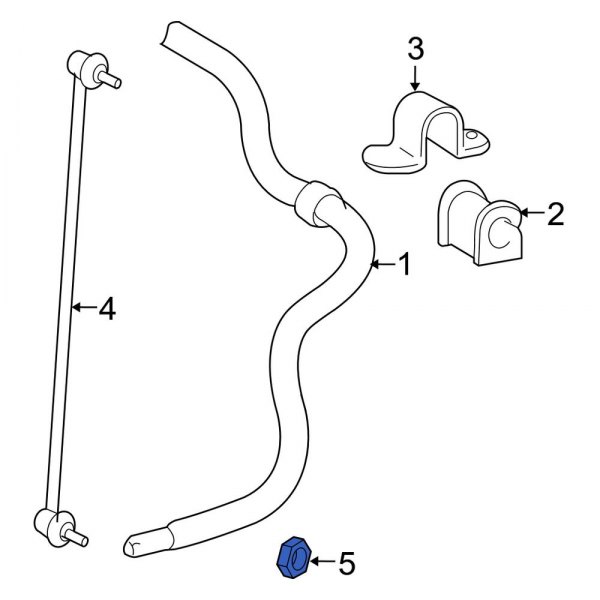 Suspension Stabilizer Bar Link Nut