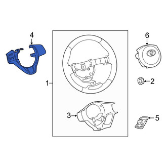 Toyota OE - Steering Wheel Radio Controls