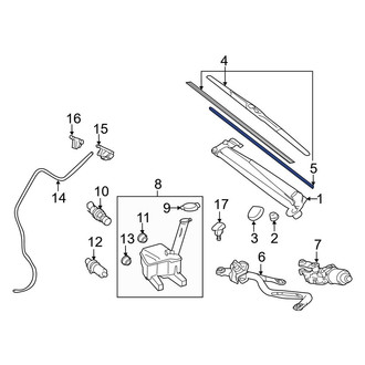 Toyota OE - Front Wiper Blade Refill Set