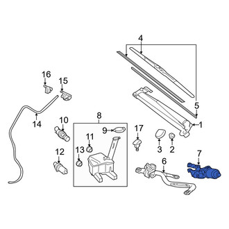 Toyota OE - Front Wiper Motor