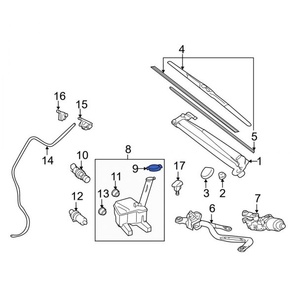 Washer Fluid Reservoir Cap