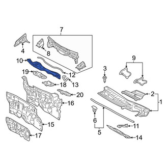 Toyota OE - Cowl Plenum Panel