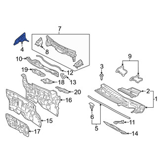 Toyota OE - Front Right Cowl Side Panel