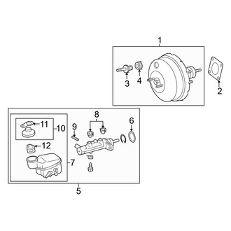Toyota OE - Cowl - Components on Dash Panel
