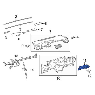 Toyota OE - Instrument Panel Storage Compartment