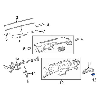 Toyota OE - Instrument Panel Storage Compartment