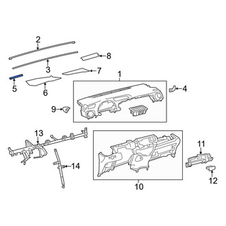 Toyota OE - Instrument Panel Trim Panel Insulator