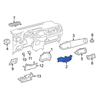 Toyota OE - Lower Instrument Cluster Bezel