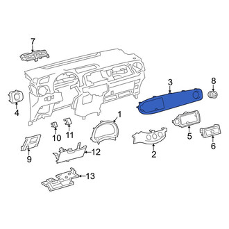 Toyota OE - Right Instrument Panel Molding