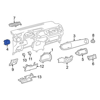 Toyota OE - Right Instrument Panel Molding