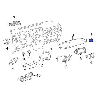 Toyota OE - Outer Dashboard Air Vent