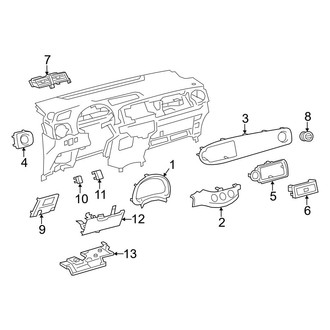 Toyota OE - Instrument Panel Components