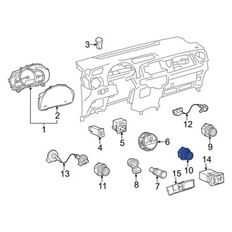 Toyota OE - HVAC Blower Control Switch
