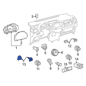 Toyota OE - HVAC Blower Control Cable