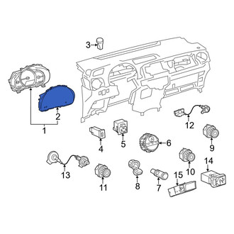 Toyota OE - Instrument Panel Lens