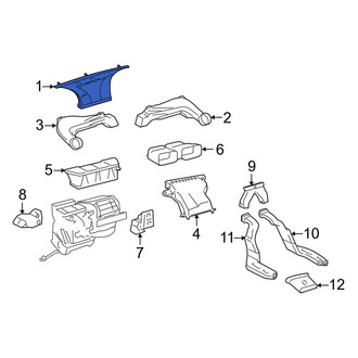 Toyota OE - Front Windshield Defroster Nozzle