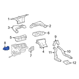 Toyota OE - Left Lower Instrument Panel Air Duct