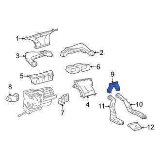 Toyota OE - HVAC Duct Adapter