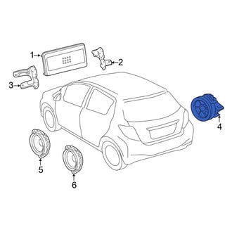 Toyota OE - Rear Lower Speaker