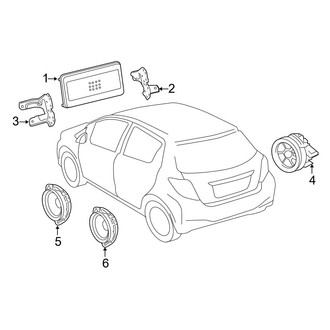 Toyota OE - Instrument Panel - Sound System