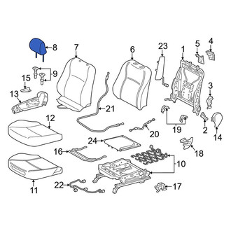Toyota OE - Front Right Headrest
