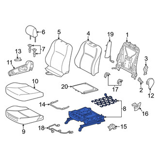 Toyota OE - Front Right Seat Frame