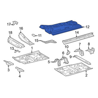 Toyota OE - Center Floor Pan
