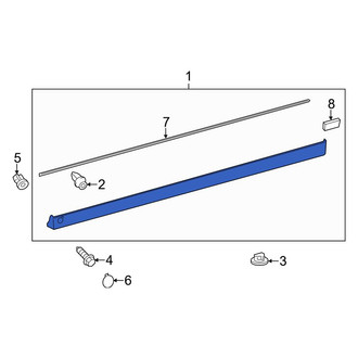 Toyota OE - Left Rocker Panel Guard