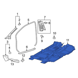 Toyota OE - Front Floor Carpet
