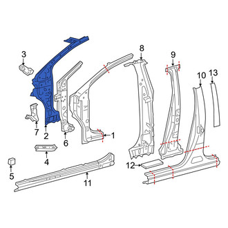 Toyota OE - Left Outer Body A-Pillar