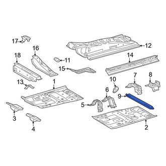 Toyota OE - Floor Pan Reinforcement